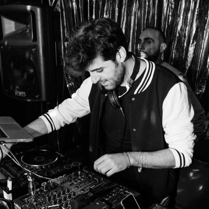 Lisio al mixer, bianco e nero